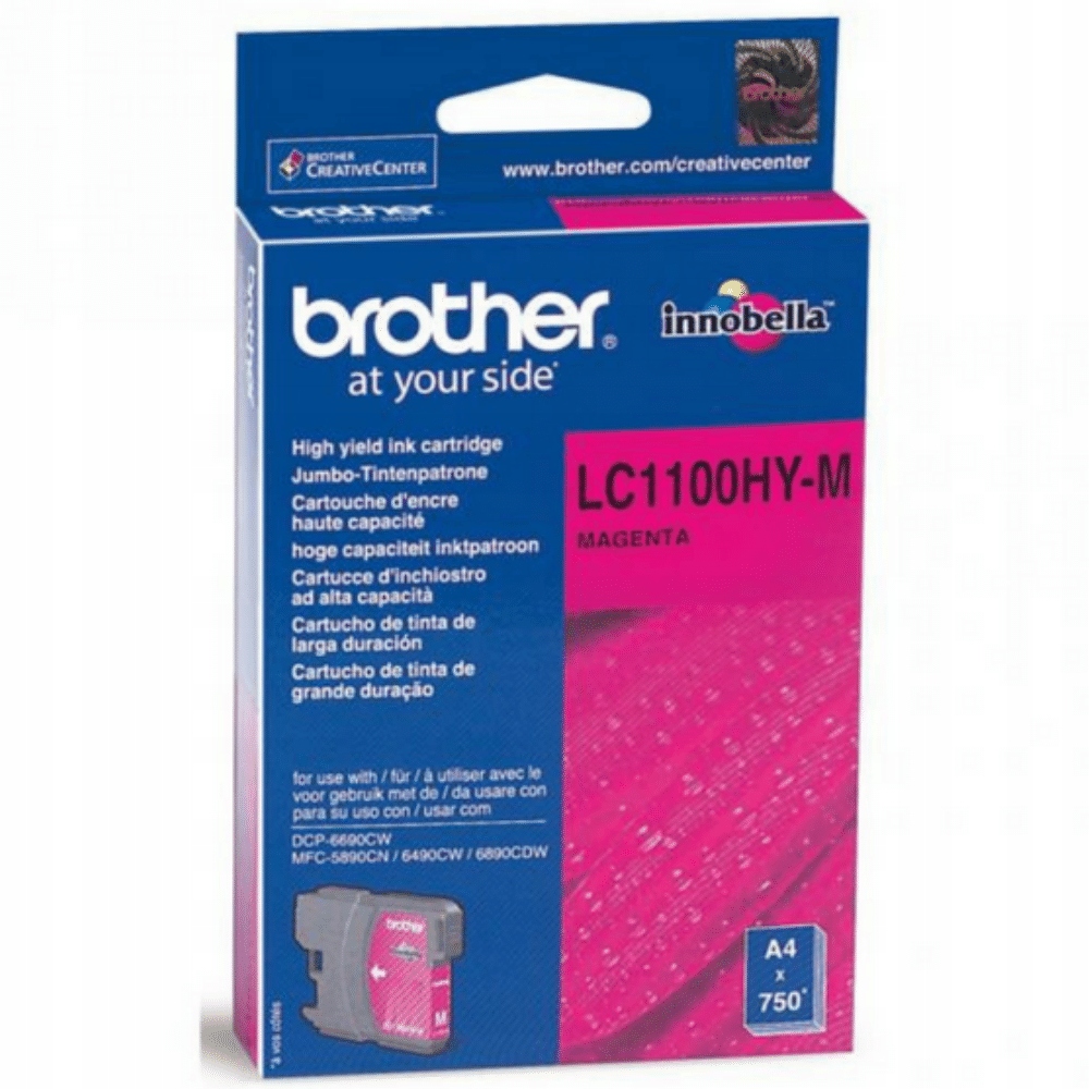 Tusz Brother LC-1100HYM LC1100HY-M czerwony