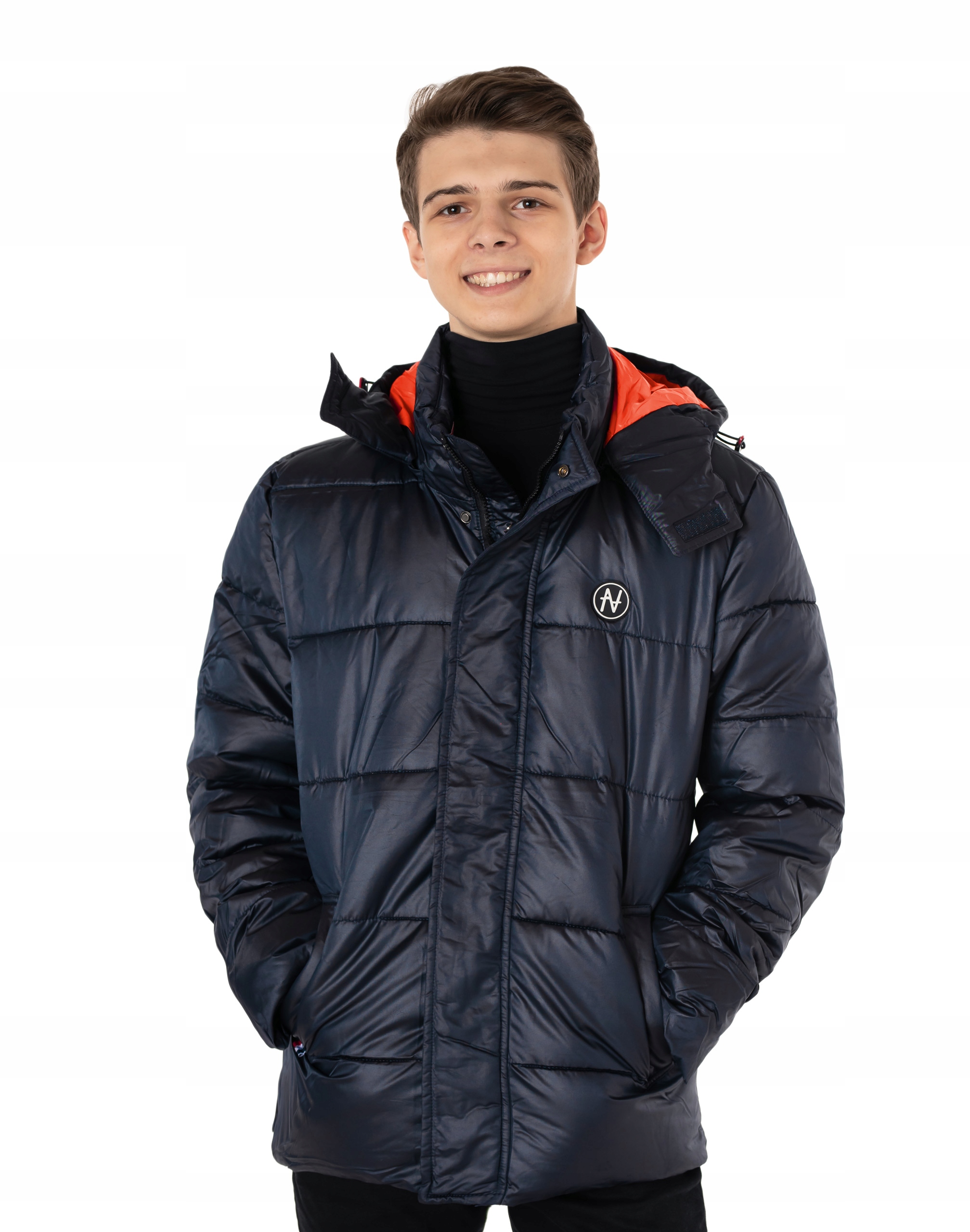 Pánská Zimní Bunda s kapucí na zimu 36005-2 L