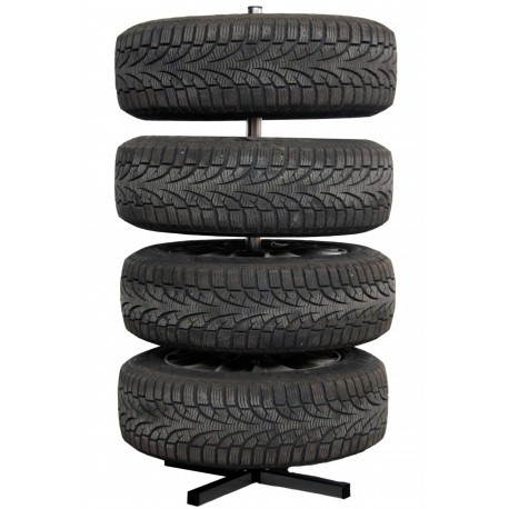 Stojan Na Kola Pneumatiky Ráfky Věšák Regál Rám Do Auta Organizér