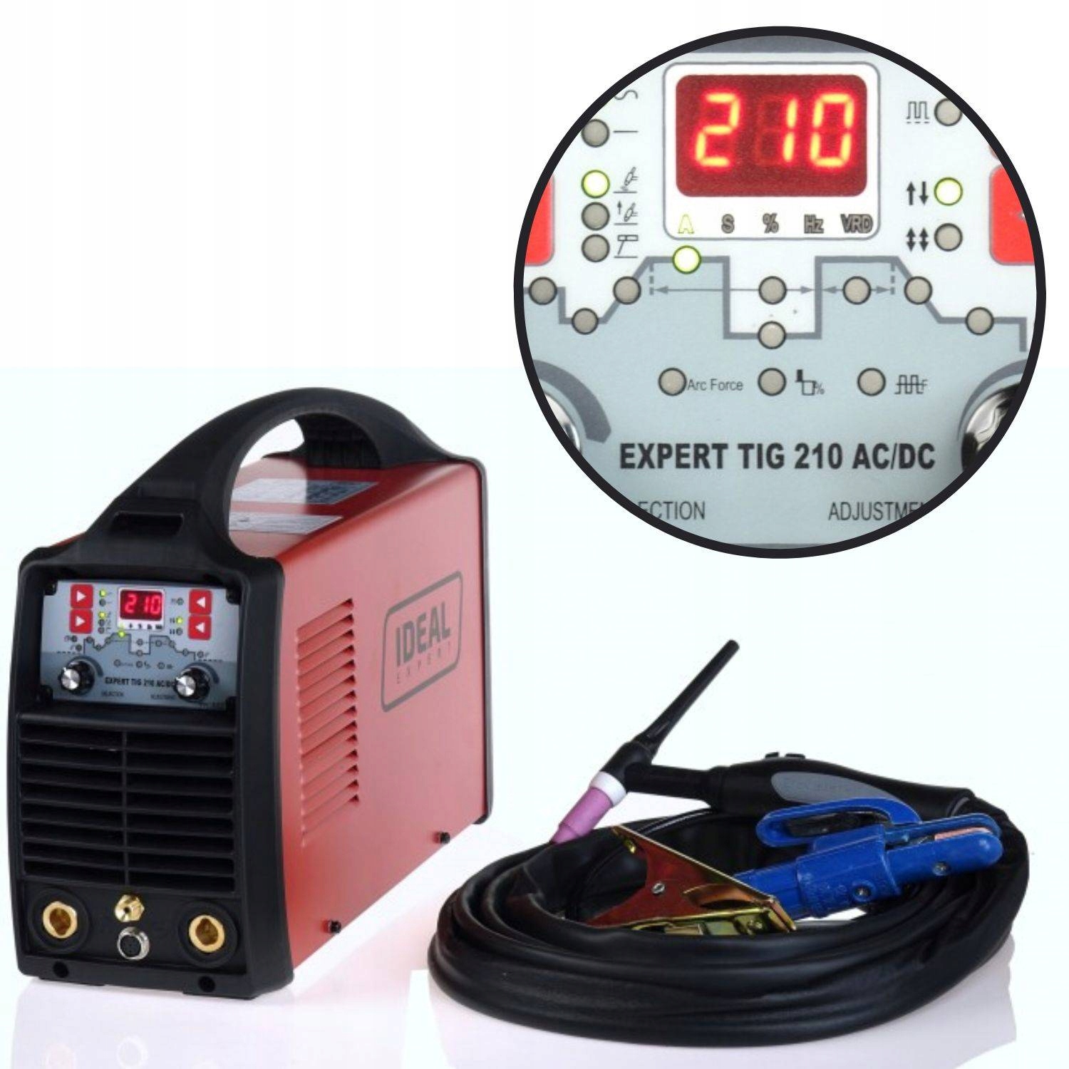 Зварювальний апарат IDEAL EXPERT TIG 210 AC / DC PFC з тримачем