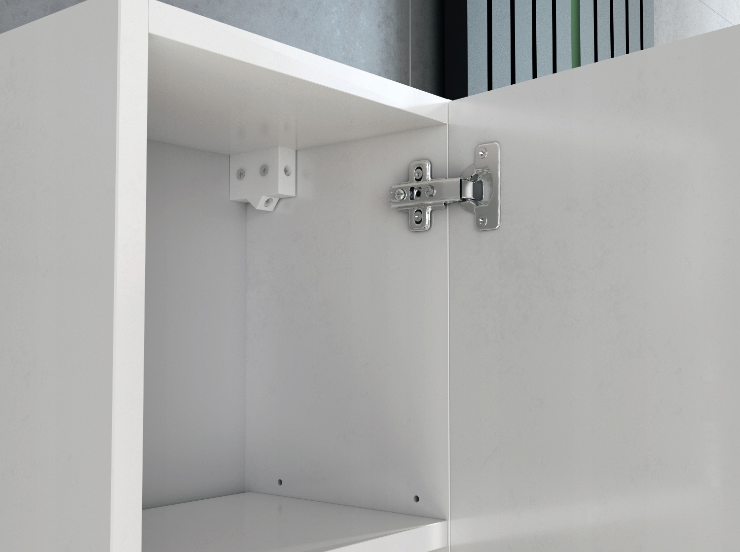 WISZĄCY SŁUPEK ŁAZIENKOWY do łazienki biały +POŁYSK 100x25x25cm Kolor mebla inny kolor