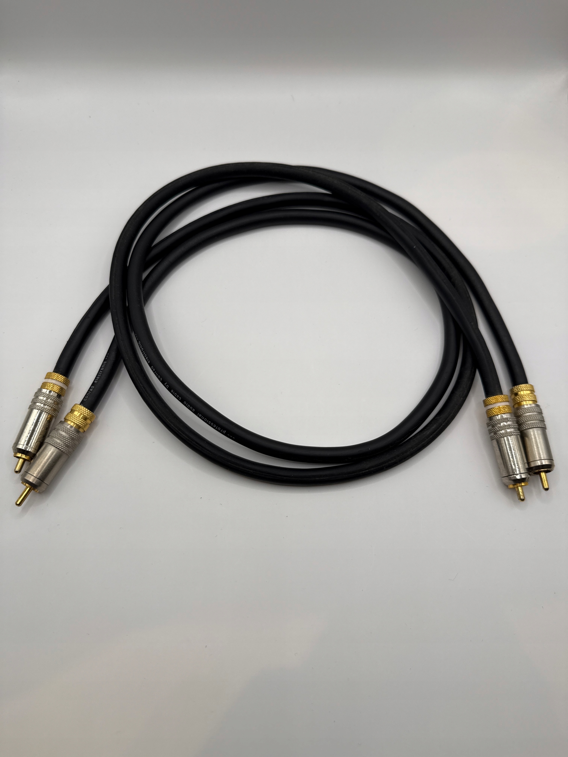 Conrad electronic RCA Interconnect 2x1m wtyki jak WBT!