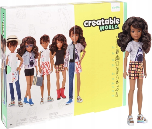 

Lalka Barbie Creatable World Stwórz Lalkę GGT68