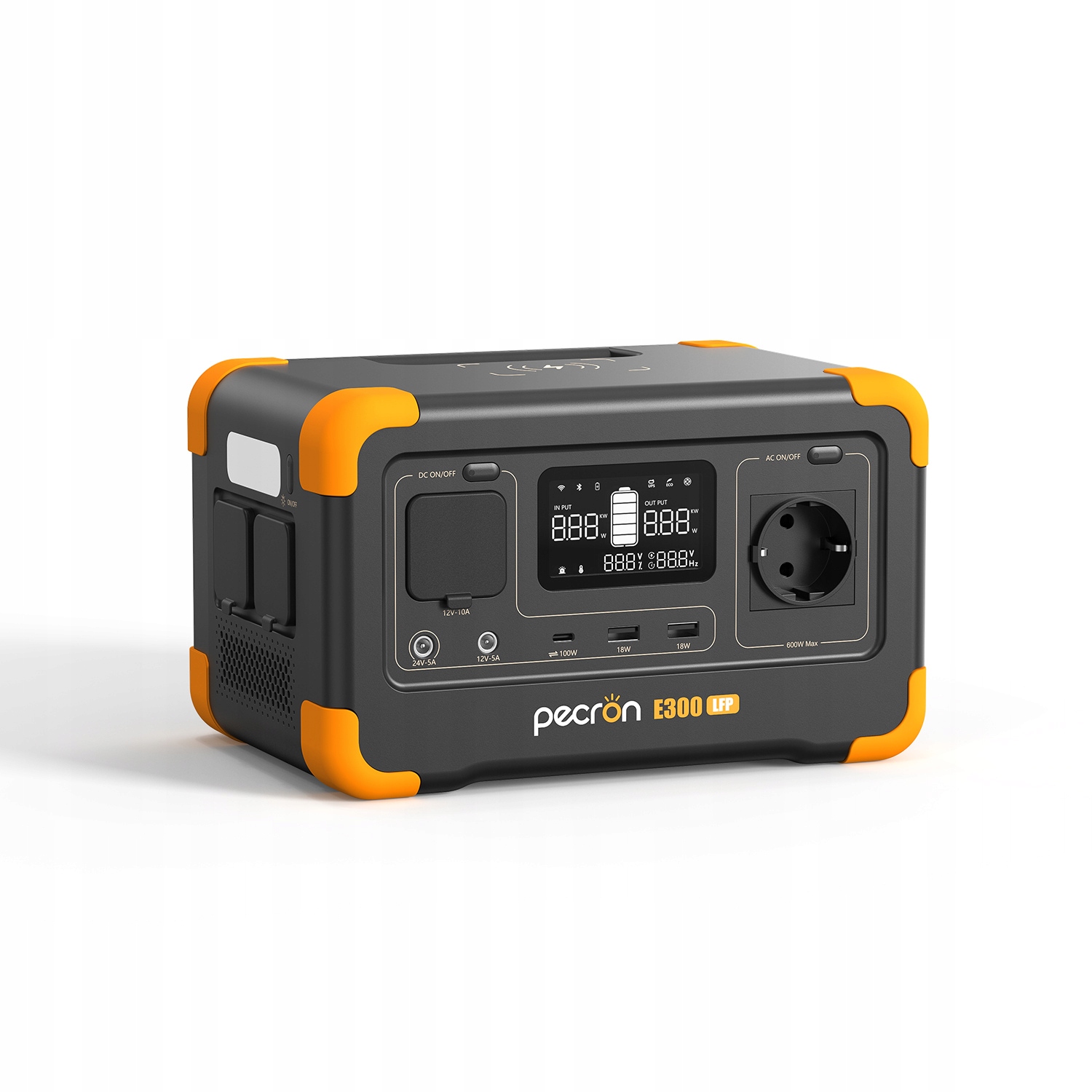 PECRON E300LFP | 600W 288Wh | PRZENOŚNA STACJA ZASILANIA