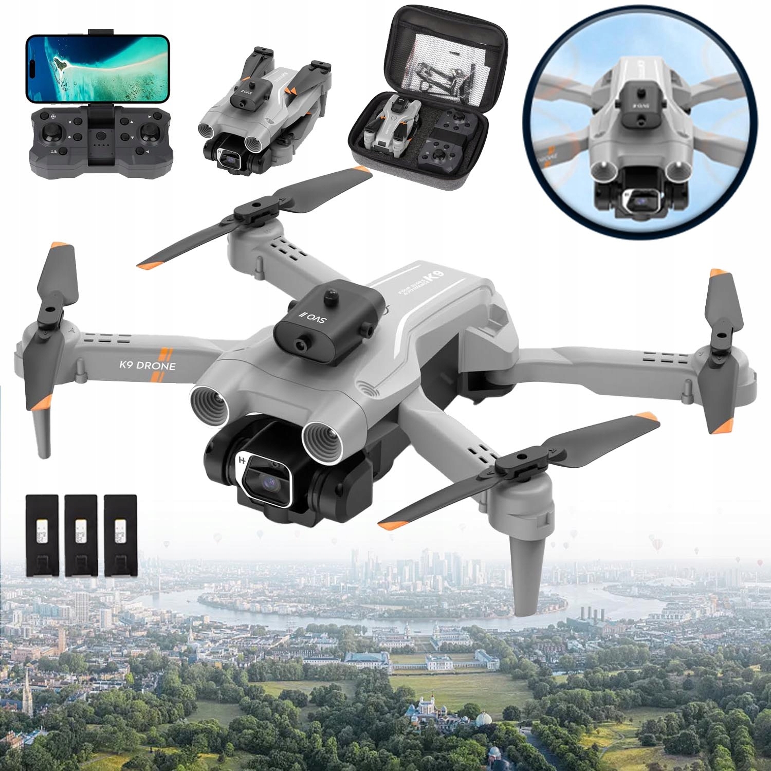 Dron S 4K Kamerou Pro Děti S 90° Nastavitelnou Kamerou, Pro Začátečníky