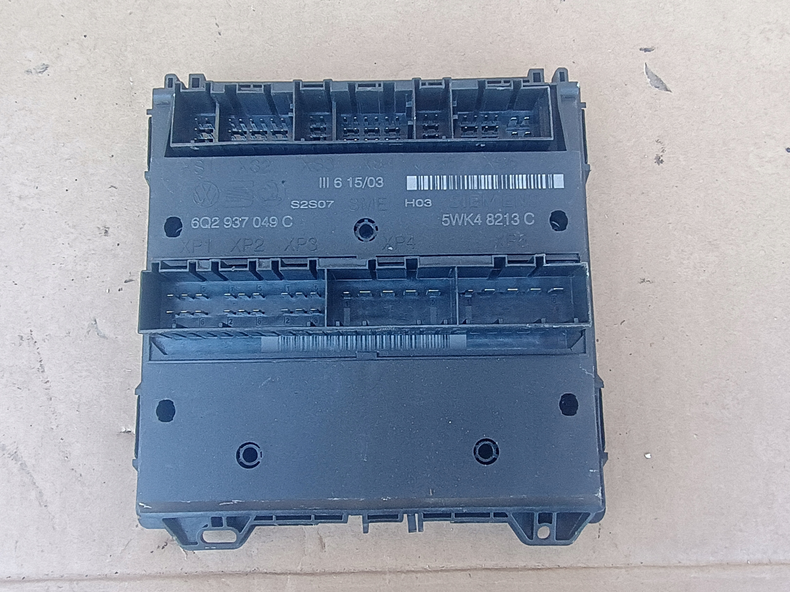 Unité commande confort 6Q2937049C VW SEAT SKODA