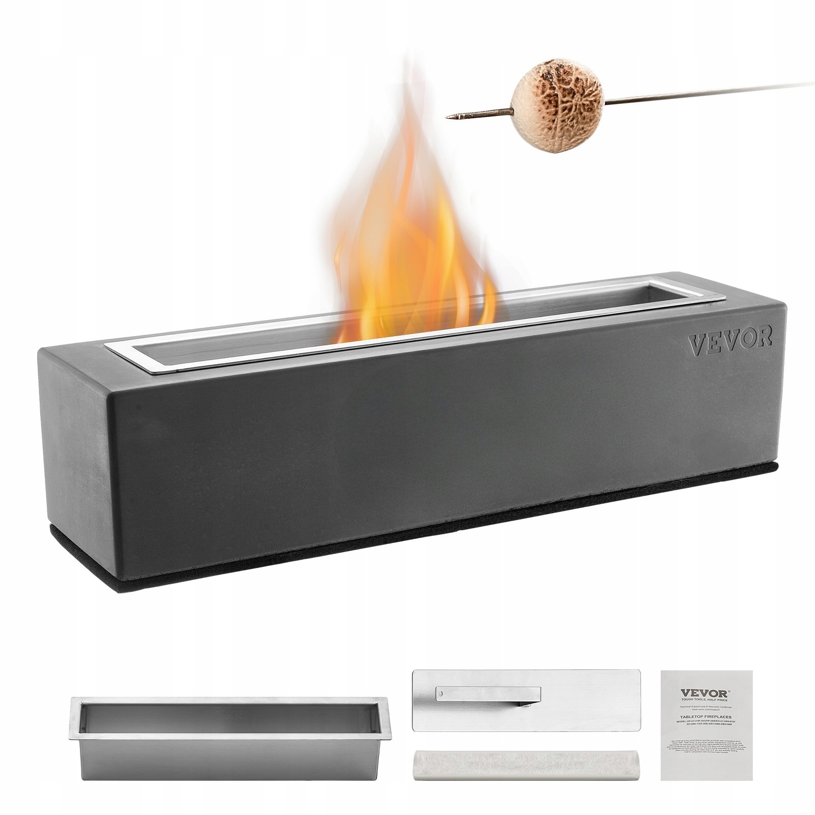 Biokrb volně stojící na terasu stůl, stojící zahradní sklo 38 Cm