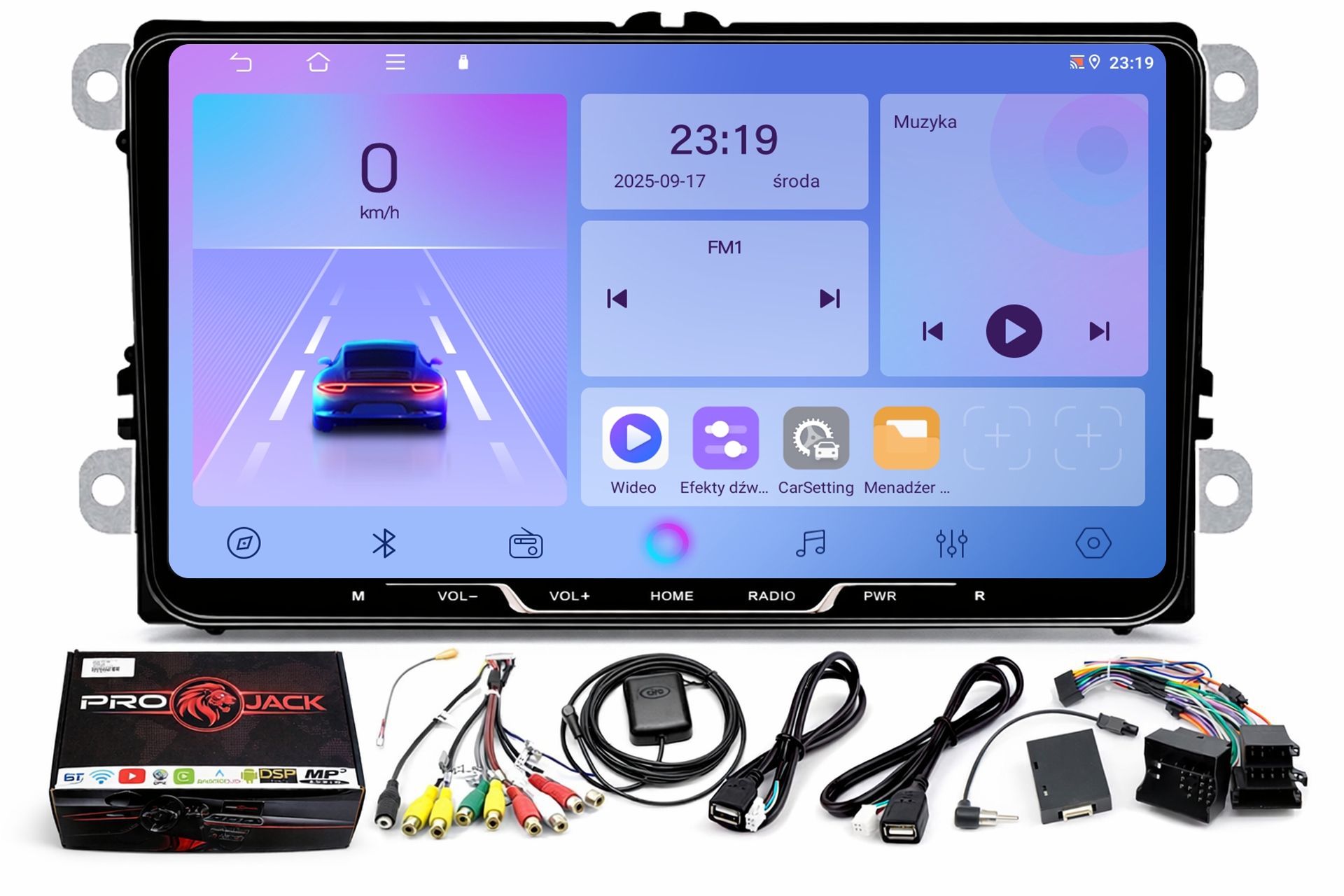 Rádio Navigácia Gps Android Vw Caravelle 2003-2015 Wifi Carplay 4/64GB