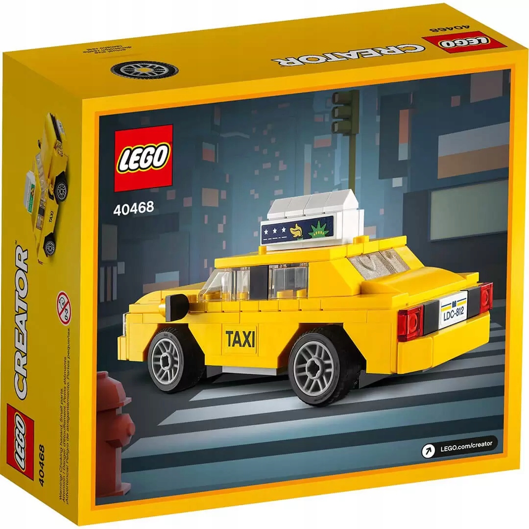 LEGO 40468 Żółta taksówka Marka LEGO