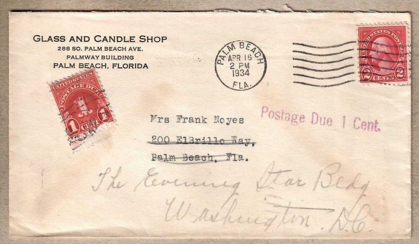 USA, 1934 r . koperta