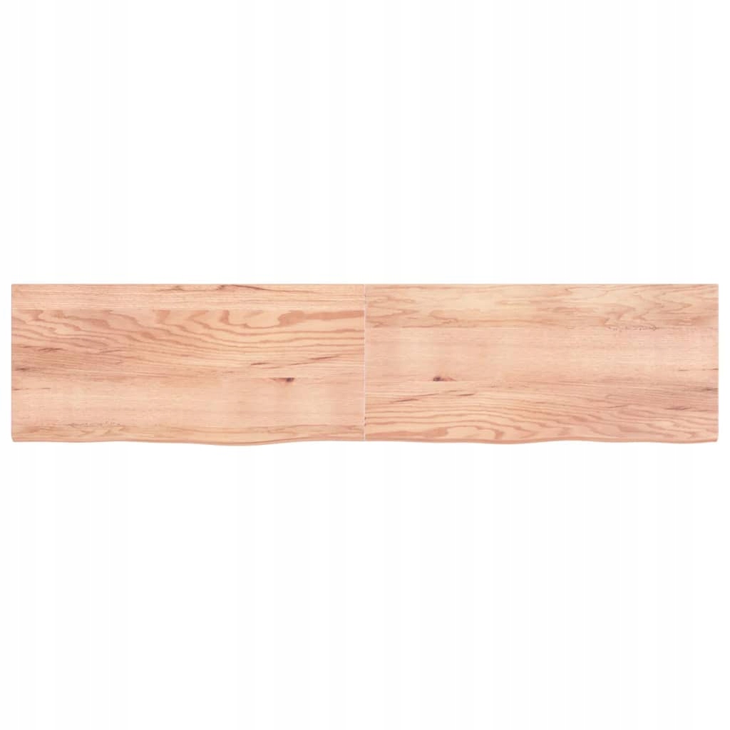 BLAT DO STOŁU JASNOBRĄZOWY 220X50X4CM DREWNO DĘBOWE