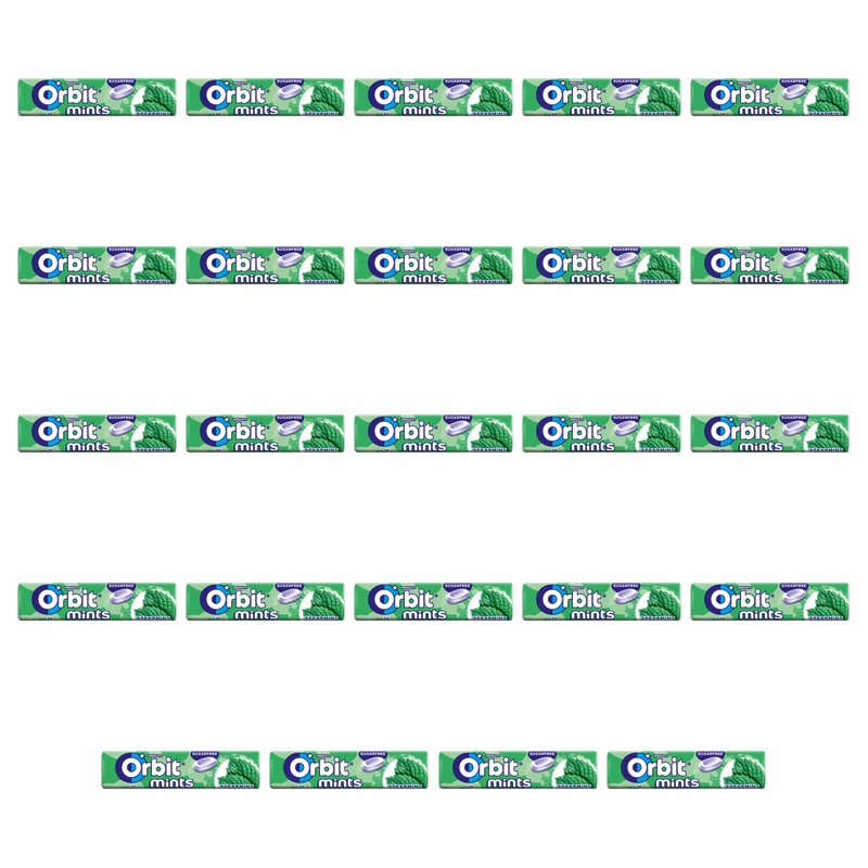 Orbit Spearmint Mints 16 kusů/28g X24