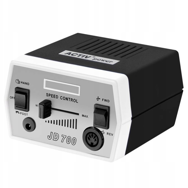 FREZARKA JD700 DO PAZNOKCI MANICURE PEDICURE 35W Kod producenta Frezarka do paznokci czarna 35W Activ JD700