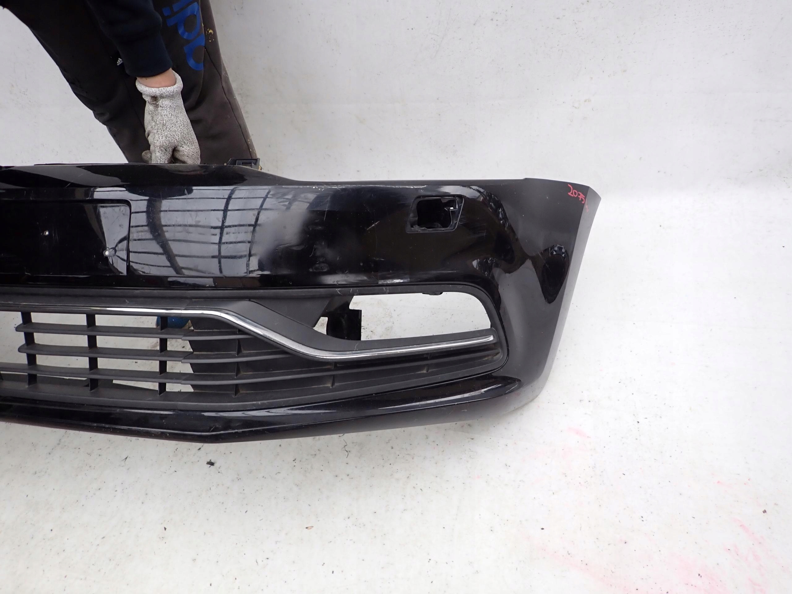 VW POLO V 5 6C LIFT 14-17 bumper front front washer