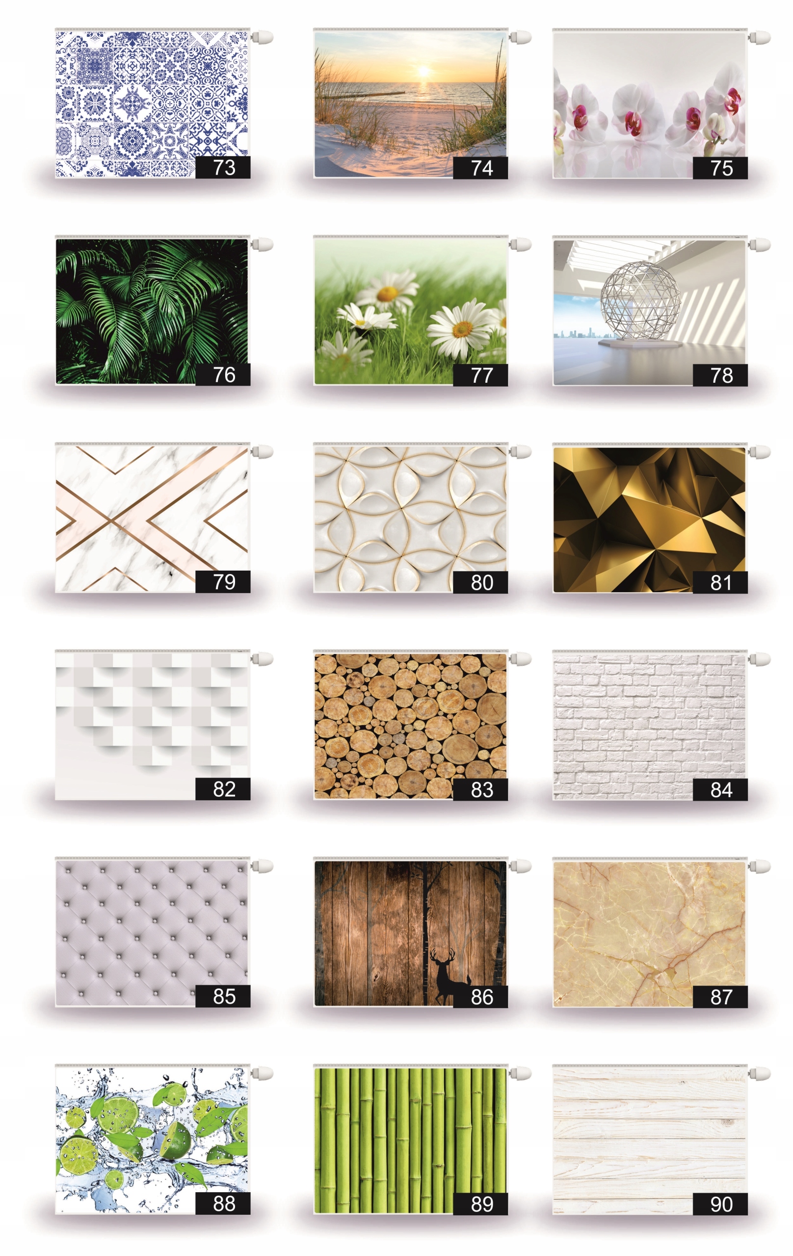 MAGNES MATA MAGNET NA KALORYFER piwonie Rodzaj produkt gotowy