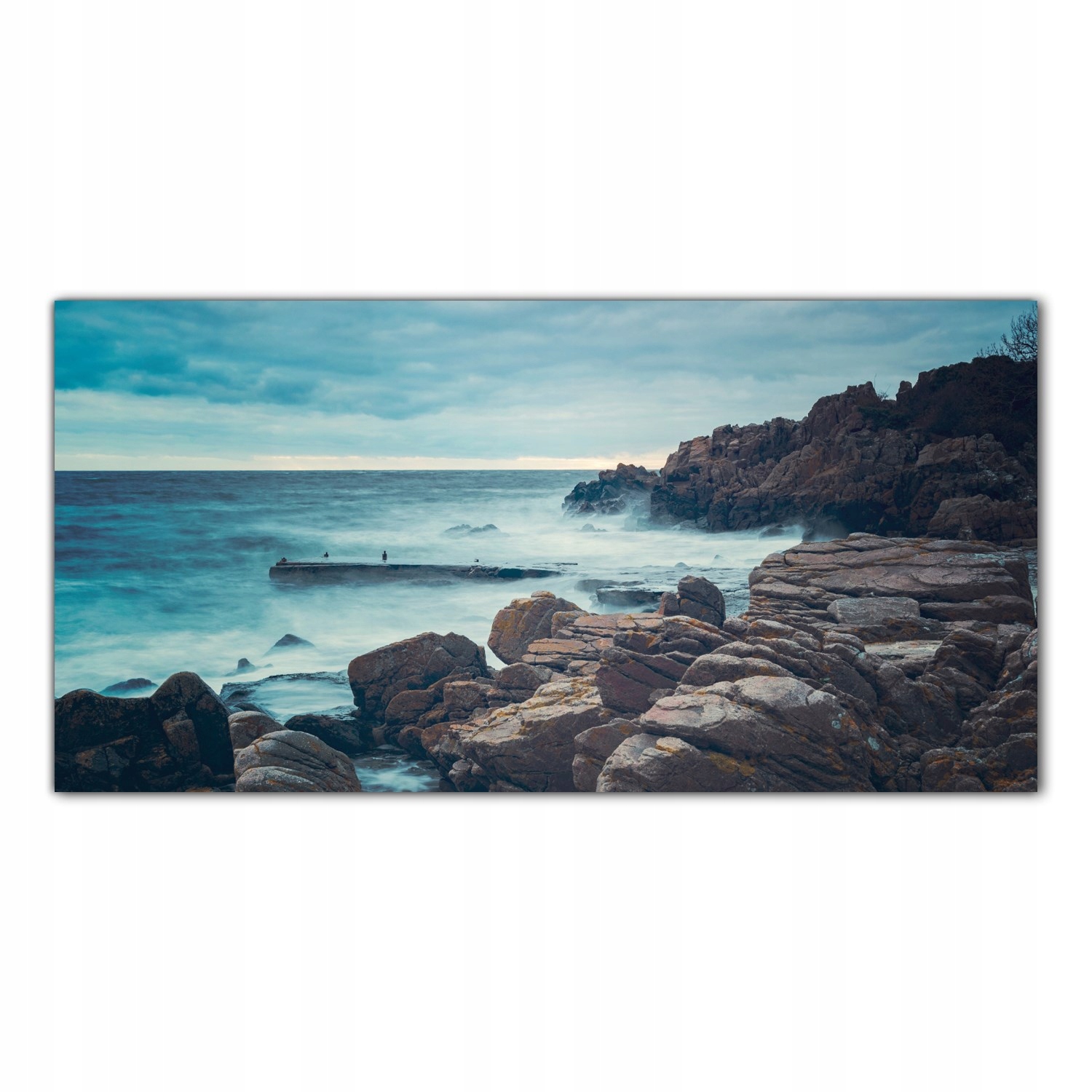 

Obraz na szkle Foto Wybrzeże Ocean Skały 120x60