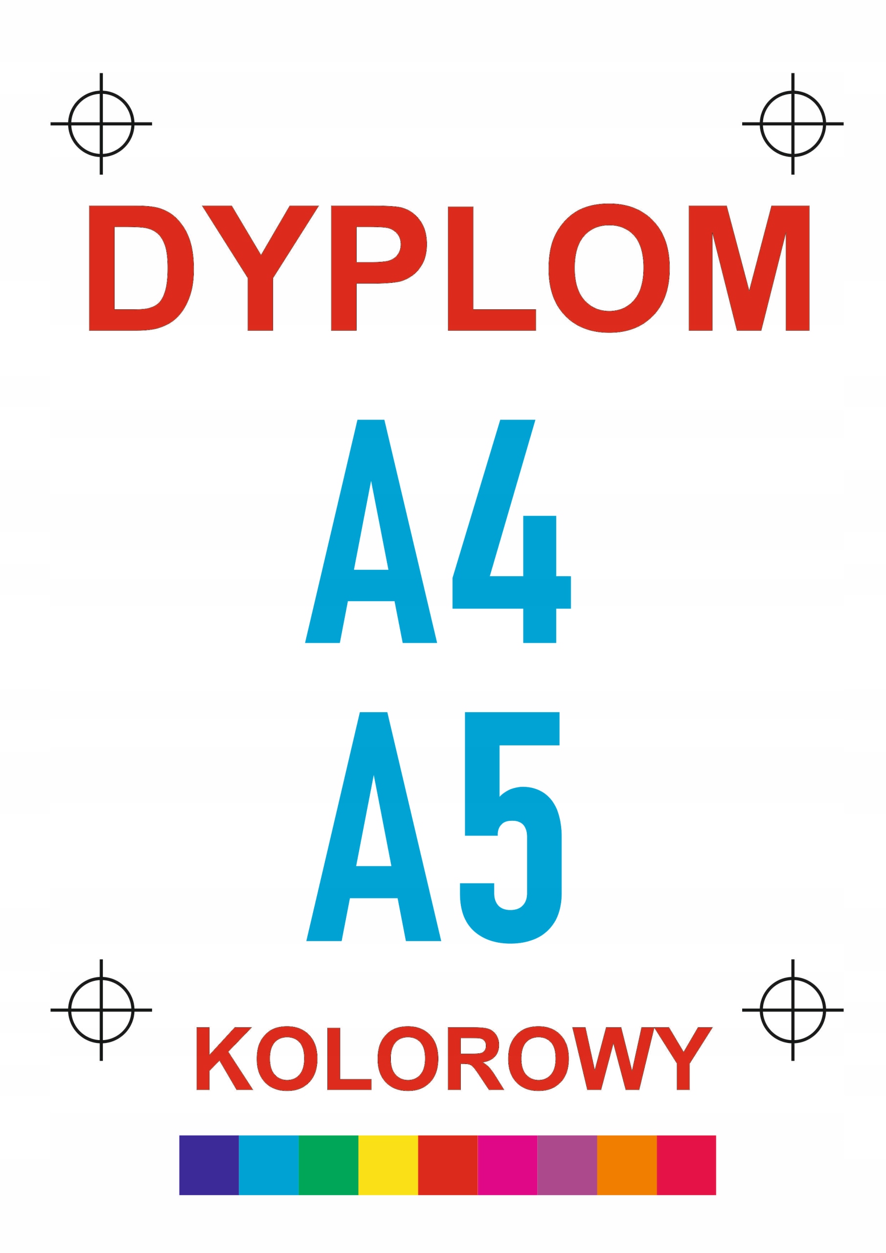 DYPLOMY DYPLOM ULOTKI DRUK GRUBY A4 100szt
