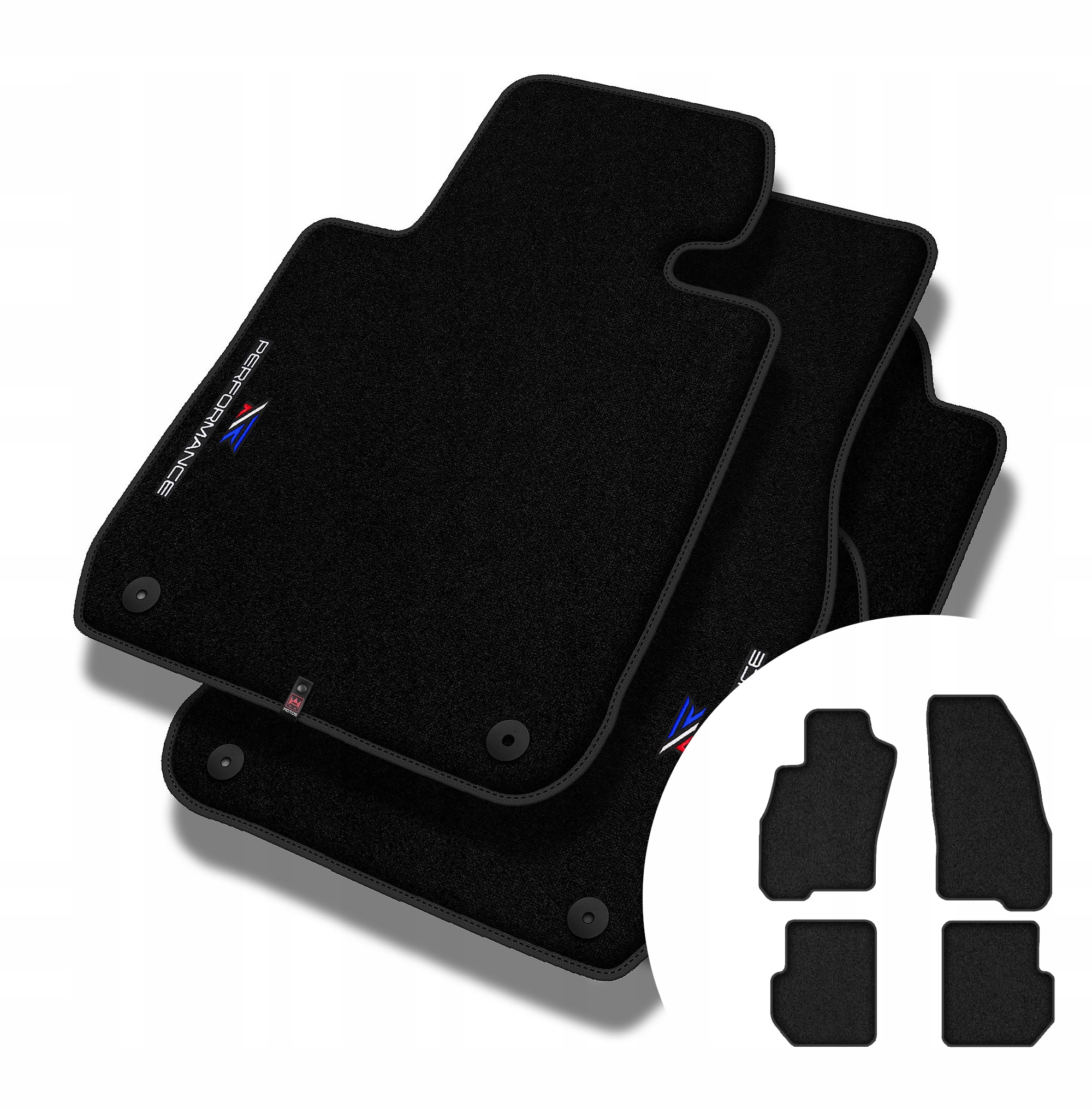 Velúrové koberčeky Performance Premium pre Fiat Punto Evo 2009-2012