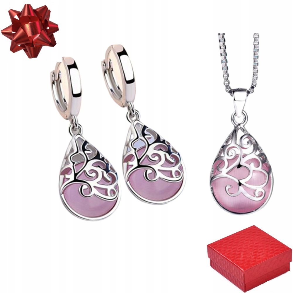 sada stříbrných šperků 925 Sada dámských šperků dárek Krabička