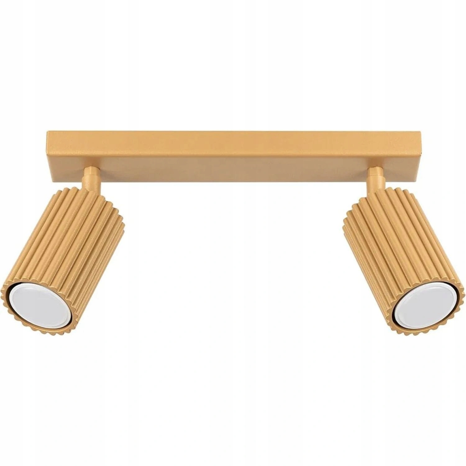 Moderná stropná lampa Nice Lamps Gleam 2 zlatá hliníková nástenná