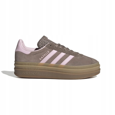 Dámské boty Adidas Gazelle Bold JQ6436 hnědé kožené streetwear 38 2/3