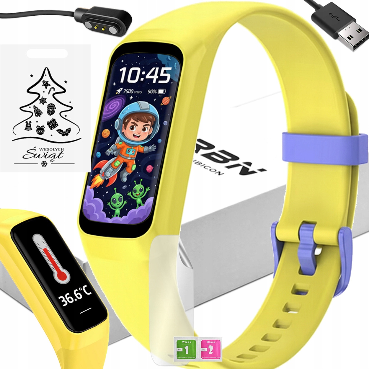 Dětské hodinky chytré hodinky vzdělávání a sport, monitor spánku, teploměr
