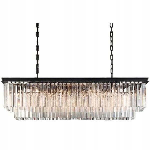 Hereford Rectangle krištáľový luster 100 cm