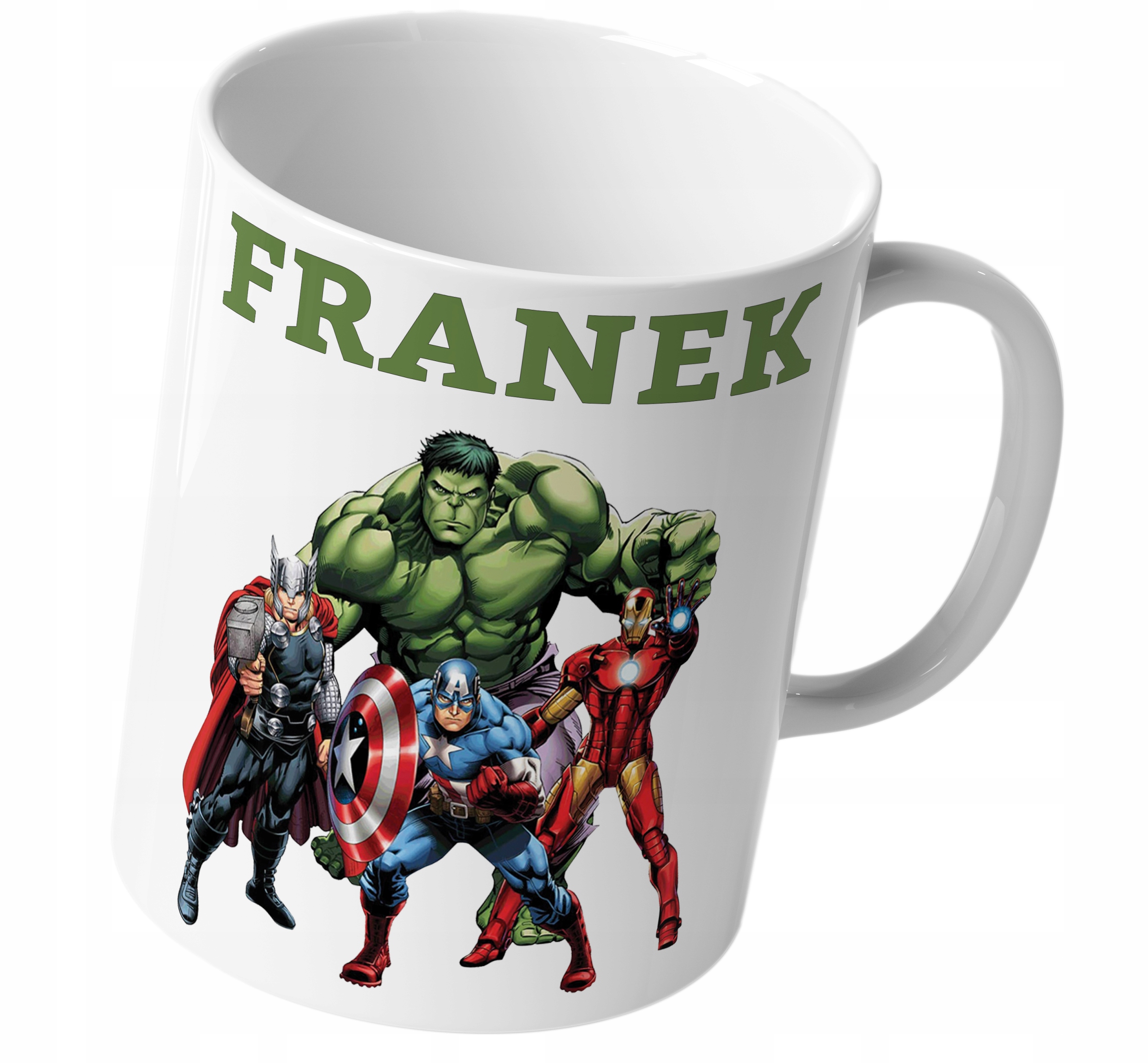 

Avengers Drużyna Kubek 330 ML Dziecko Prezent+imię