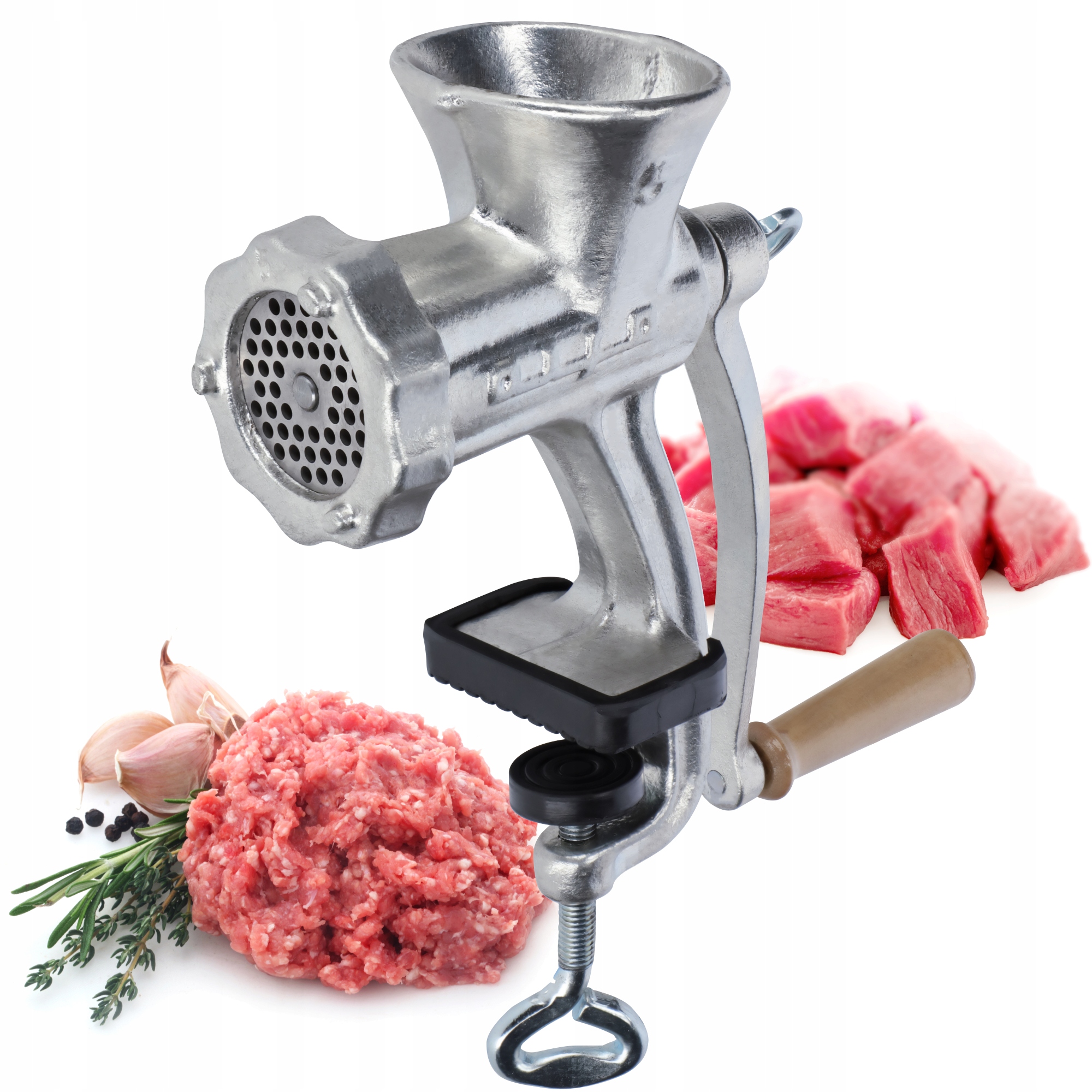 

Maszynka Do Mielenia Mięsa Ręczna Żeliwna Nr 5