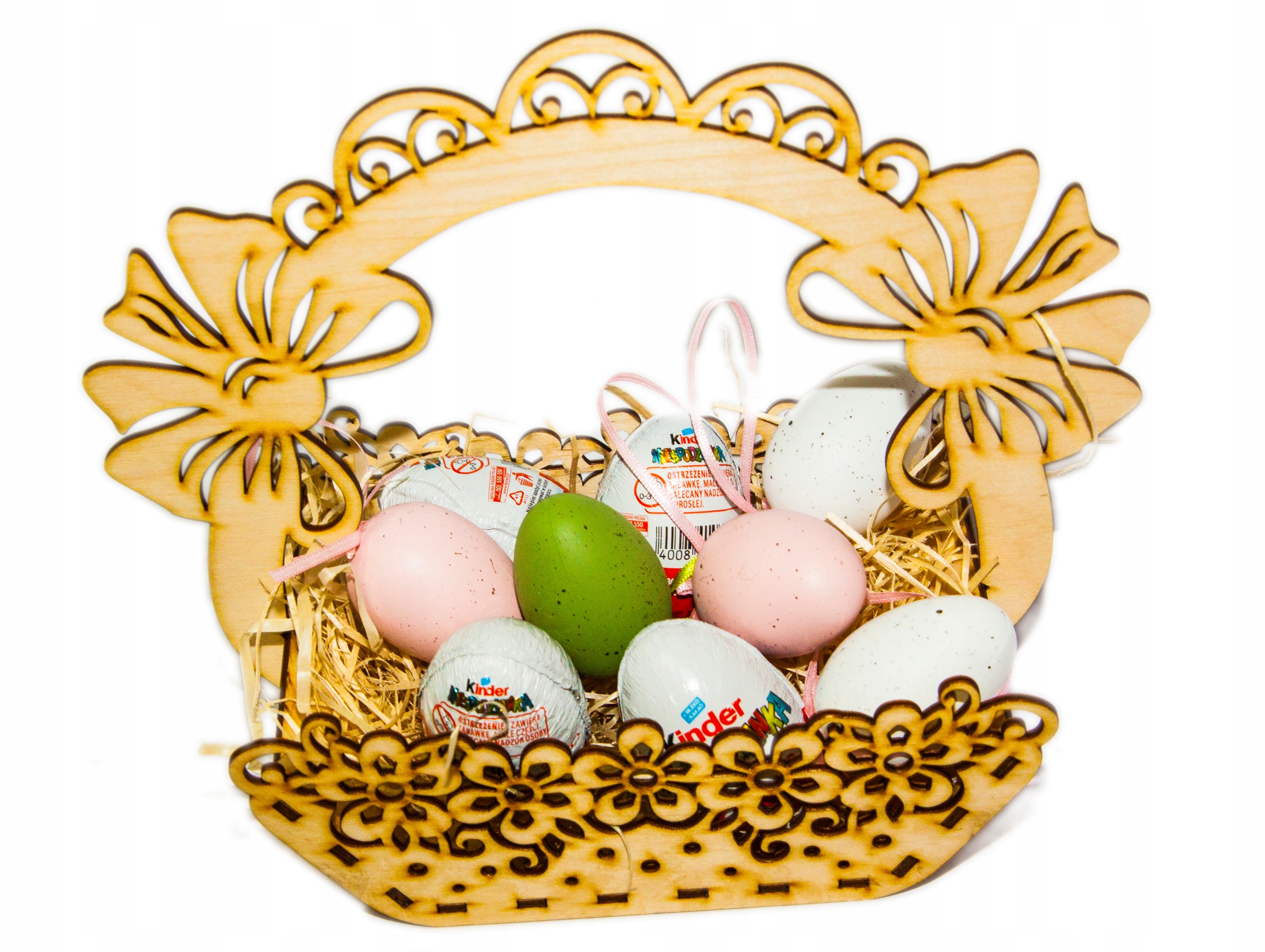 KOSZYK KOSZYCZEK na JAJKA decoupage WIELKANOC drew