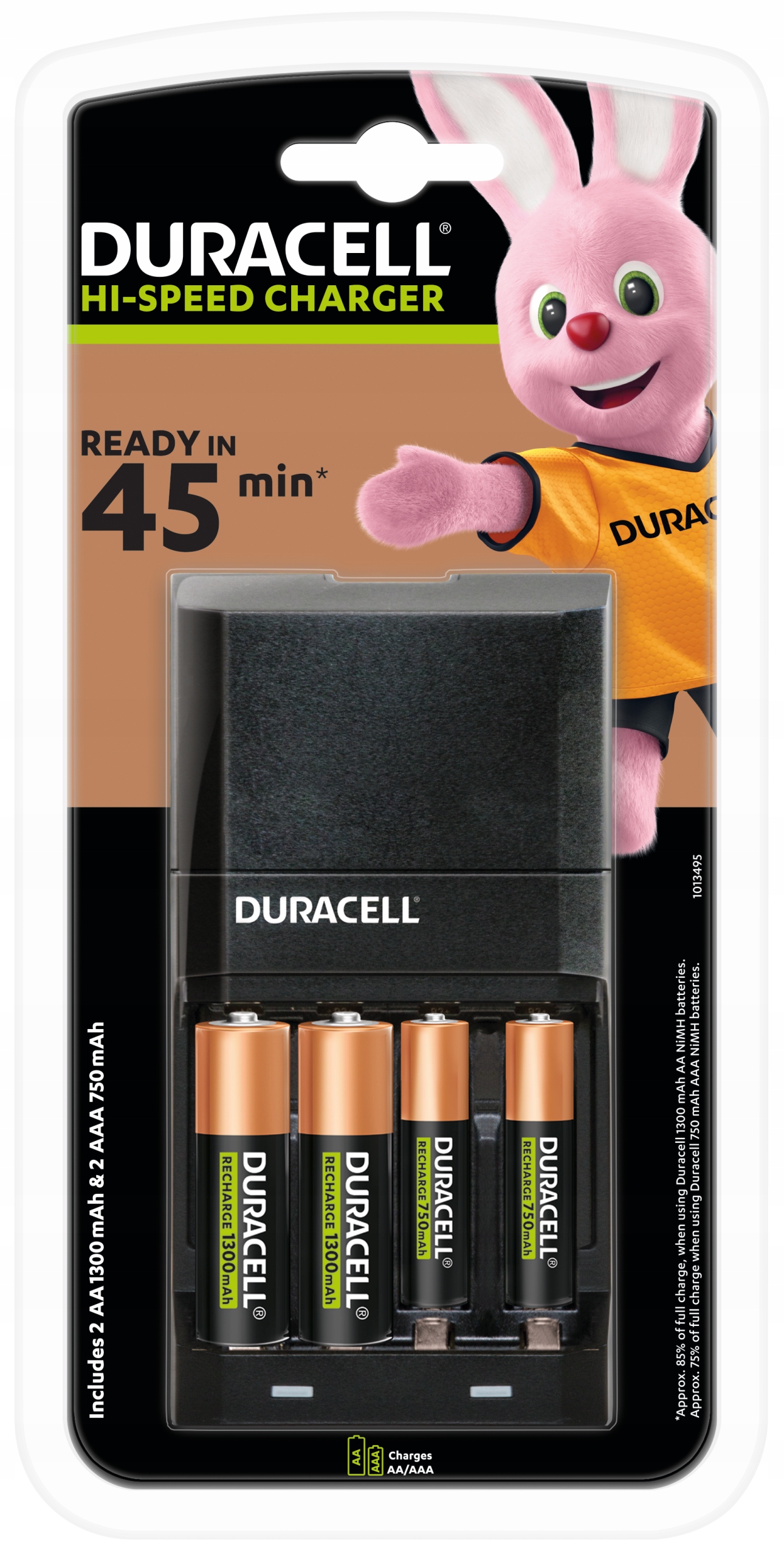 Ładowarka DURACELL CEF27 + 2 AA/R6 + 2 AAA/R3