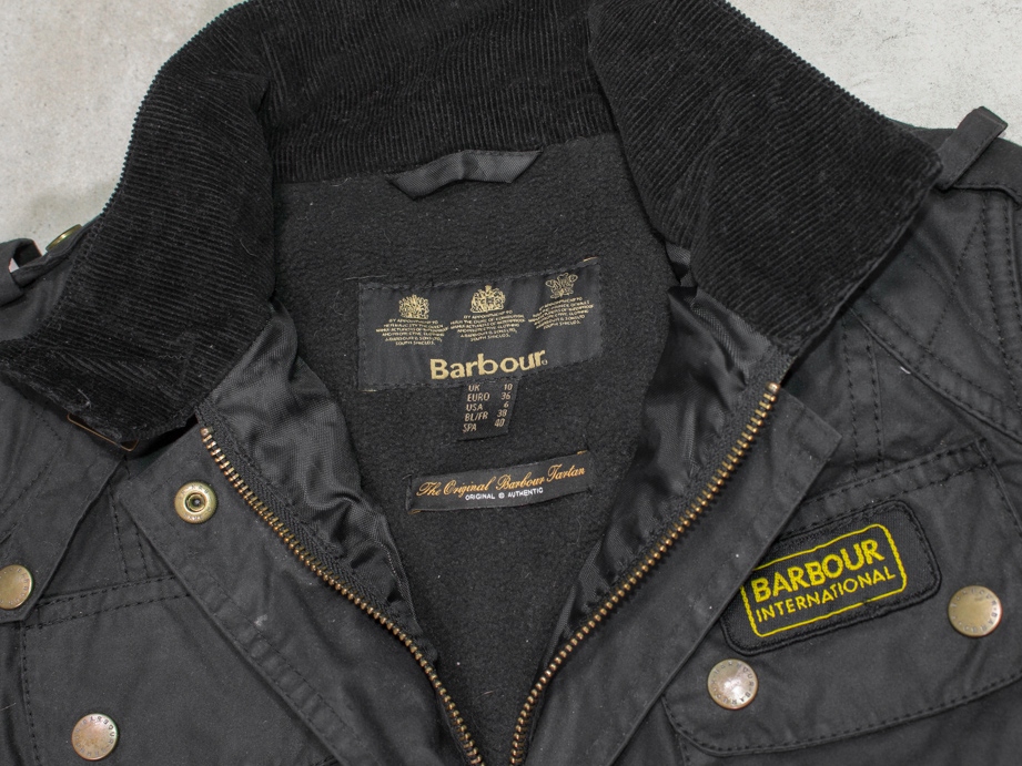 BARBOUR INTERNATIONAL SPEEDWAY WAXED WOSKOWANA 36 Rodzaj inny