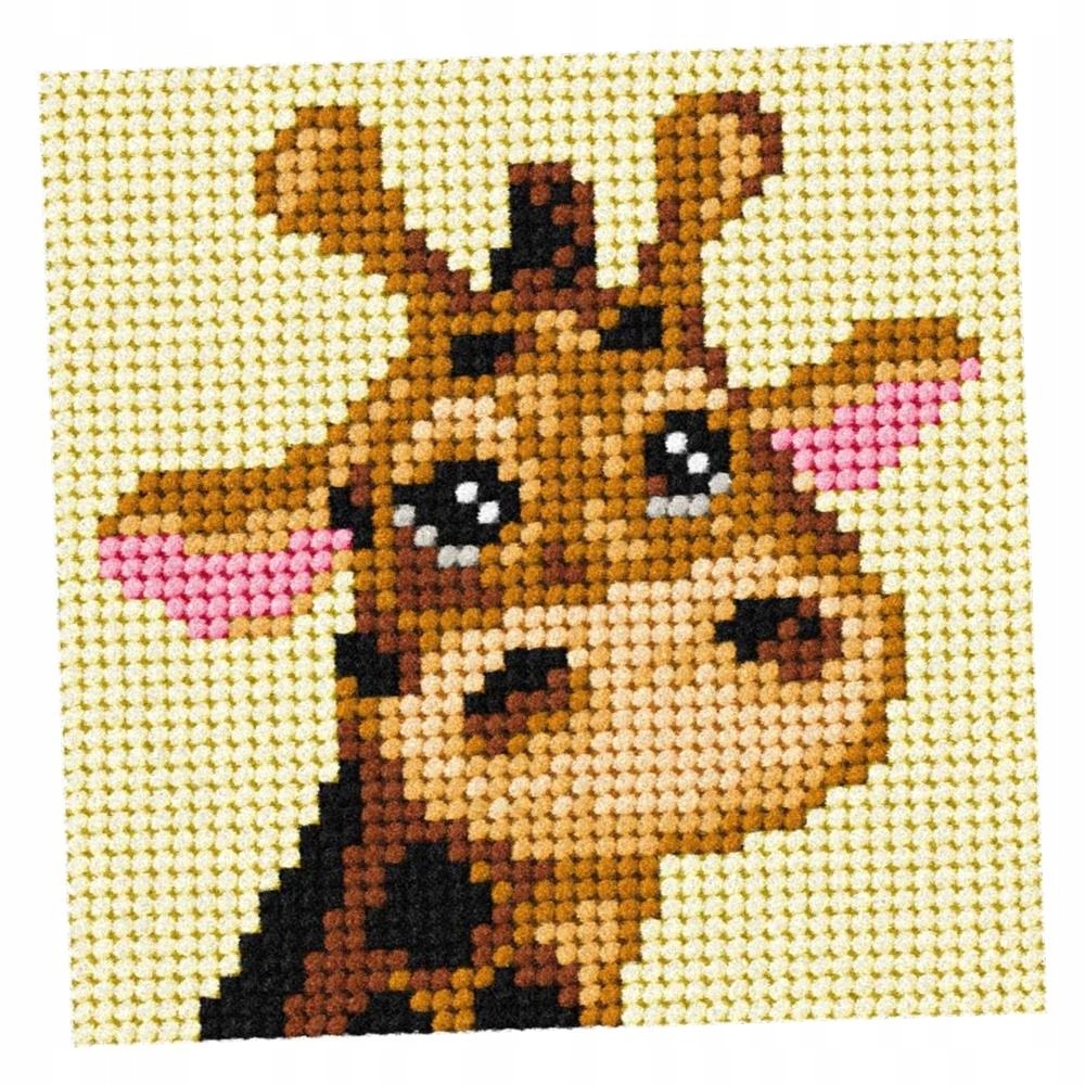 HÍMZŐ SZETT AZ ELSŐ ZSIRÁF HÍMZÉSEM