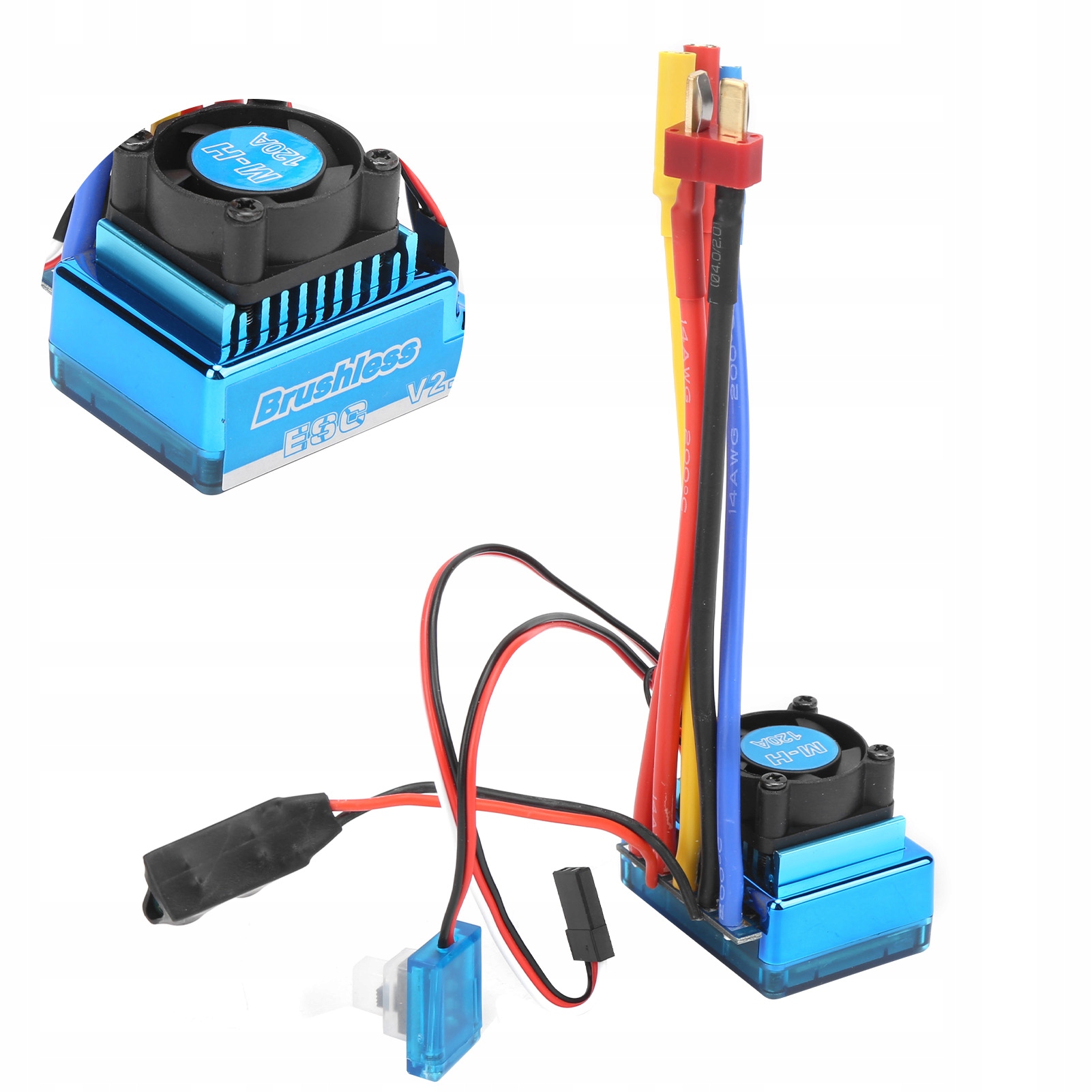Rc Esc 120A Bezszczotkowy Elektryczny Regulator Prędkości