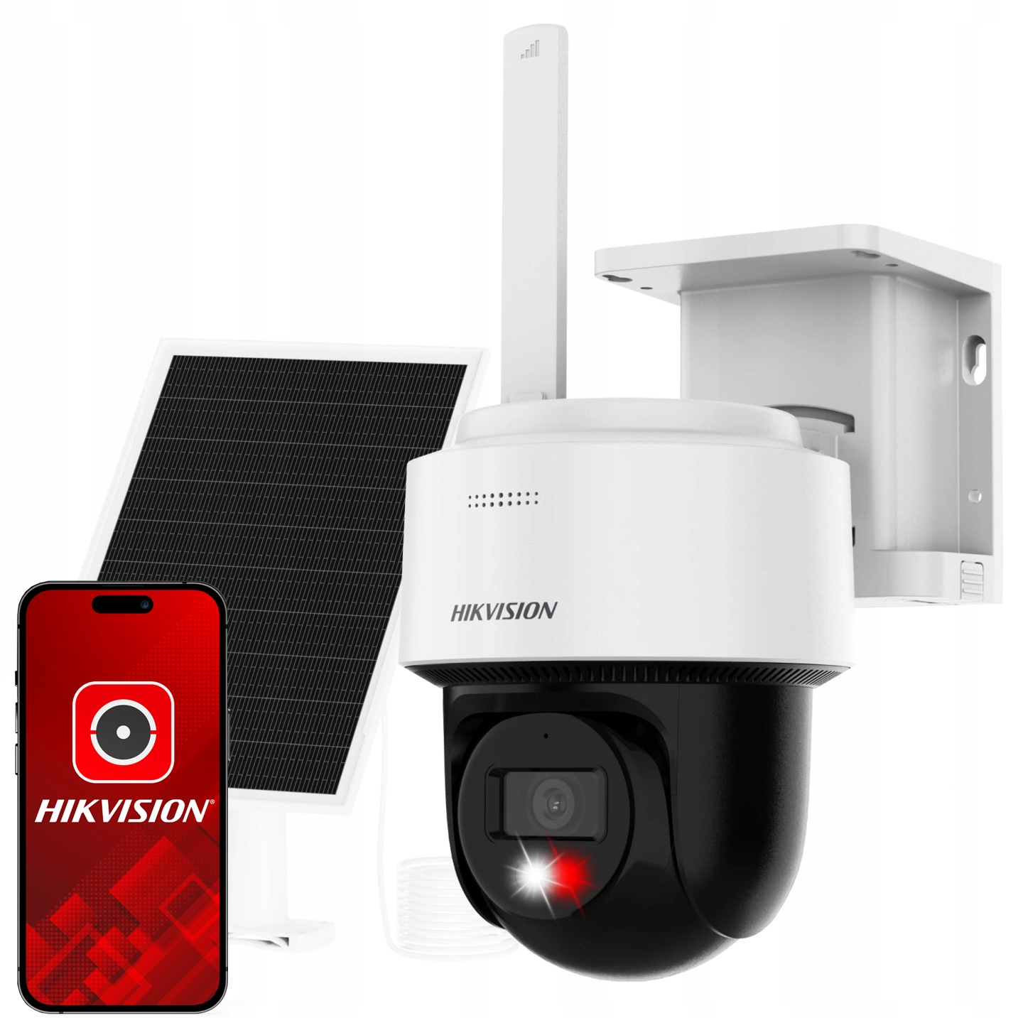 Kamera Hikvision Lte 4G DS-2CFSP4/4G 4MPx Solární Panel Baterie 9000 mAh