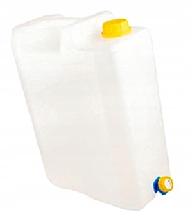 POJEMNIK NA WODĘ PITNĄ Z ZAWOREM I KRANEM 20L V0F67