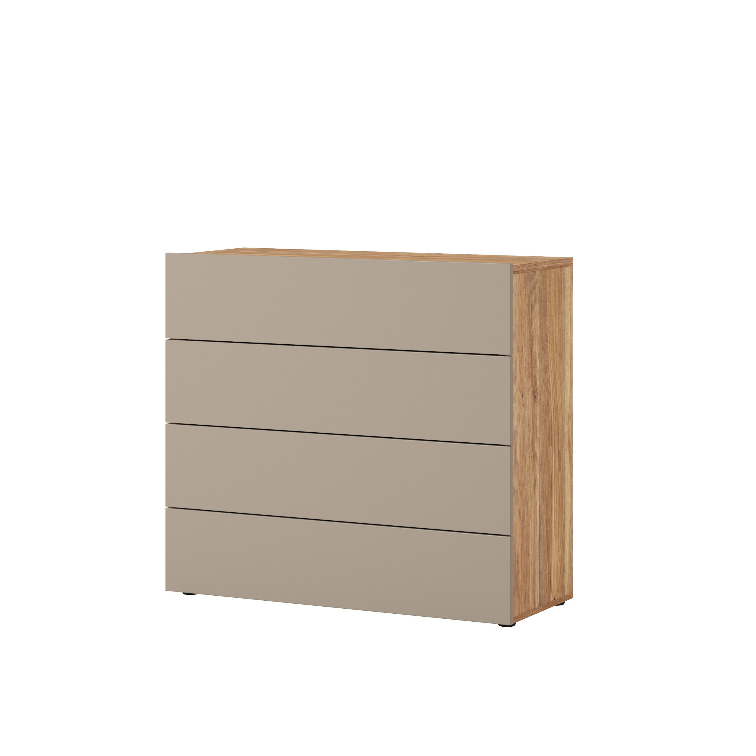 Komoda Presaro 100 cm do obývacího pokoje, ložnice, béžová
