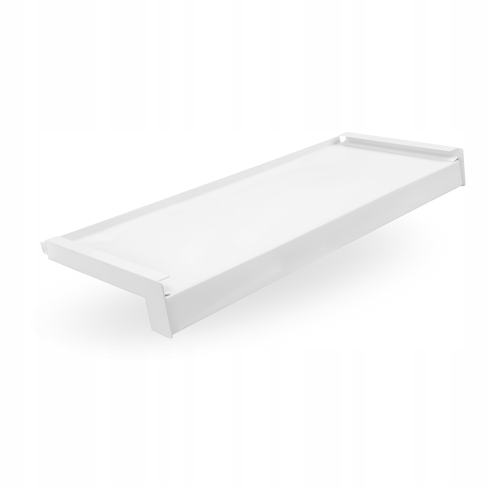 Vnější parapet Alu hliníkový krytky šířka 35 cm délka 120 cm Bílá