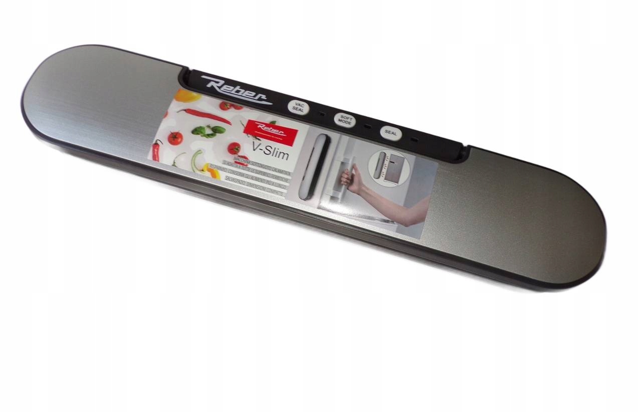 Zgrzewarka Próżniowa do żywności Slim Pakowarka czarno srebrna 90W