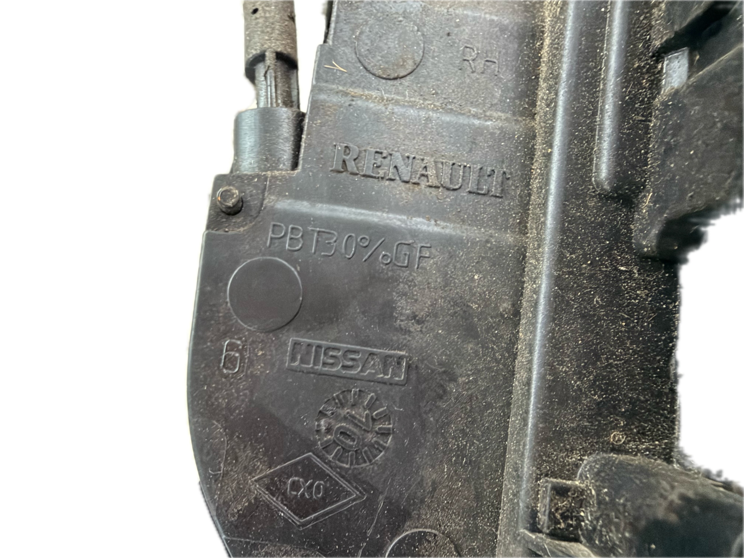 lock door right front RENAULT MEGANE III COUPE 4-PIN EUROPA