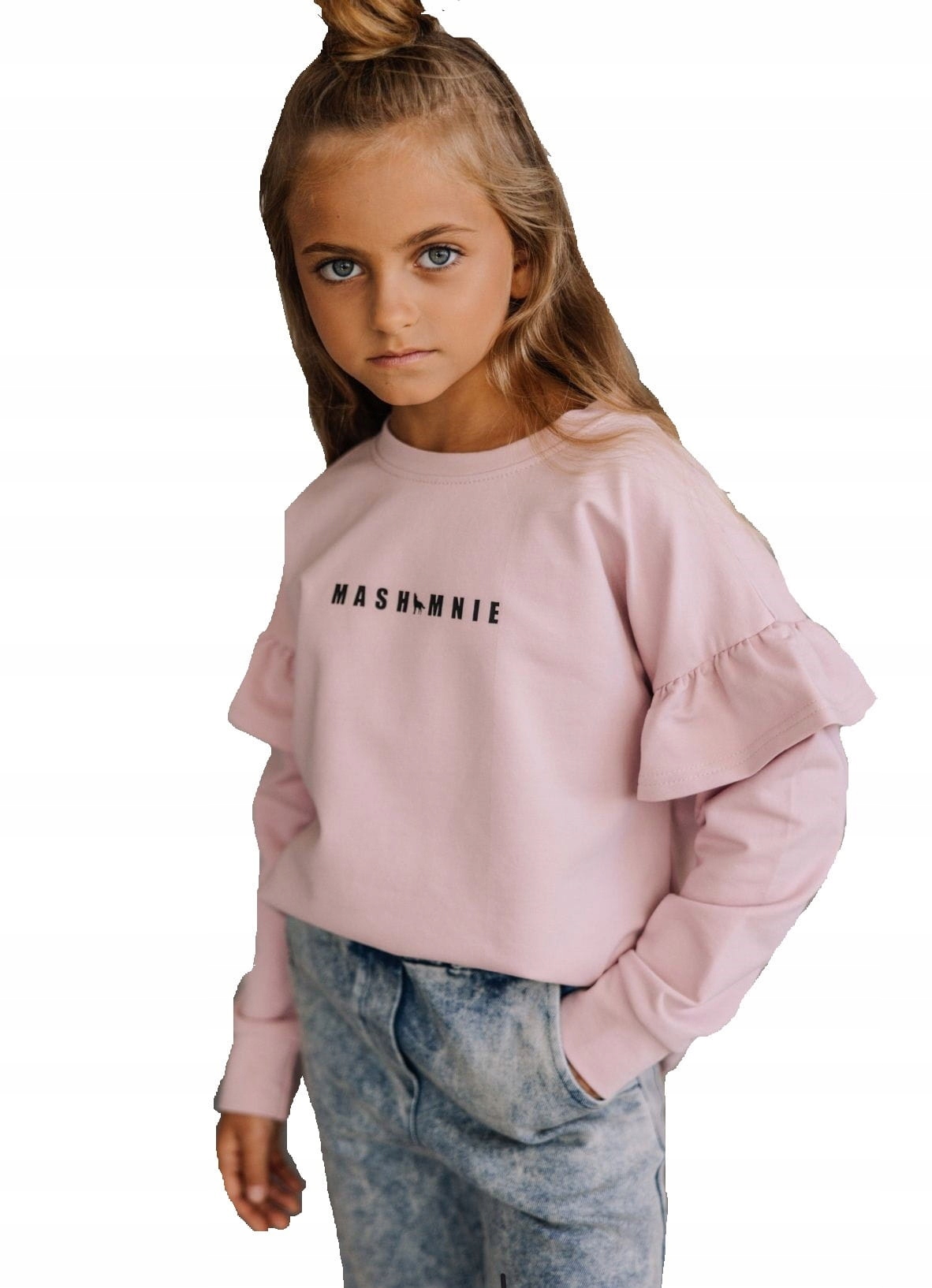 

Bluza z falbankami różowa Mash Mnie 152/158