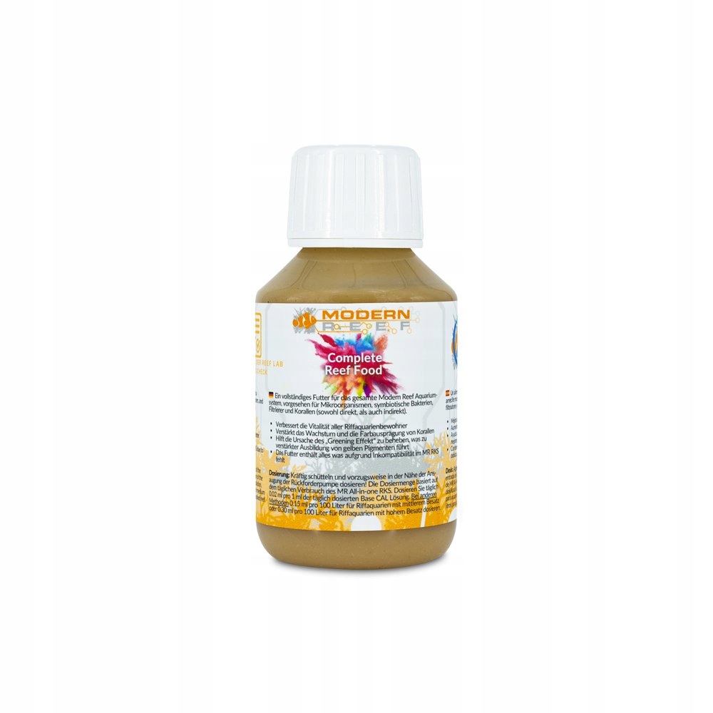 Modern Reef Complete Reef Food 100 ml – kompletní krmivo s aminokyselinami pro
