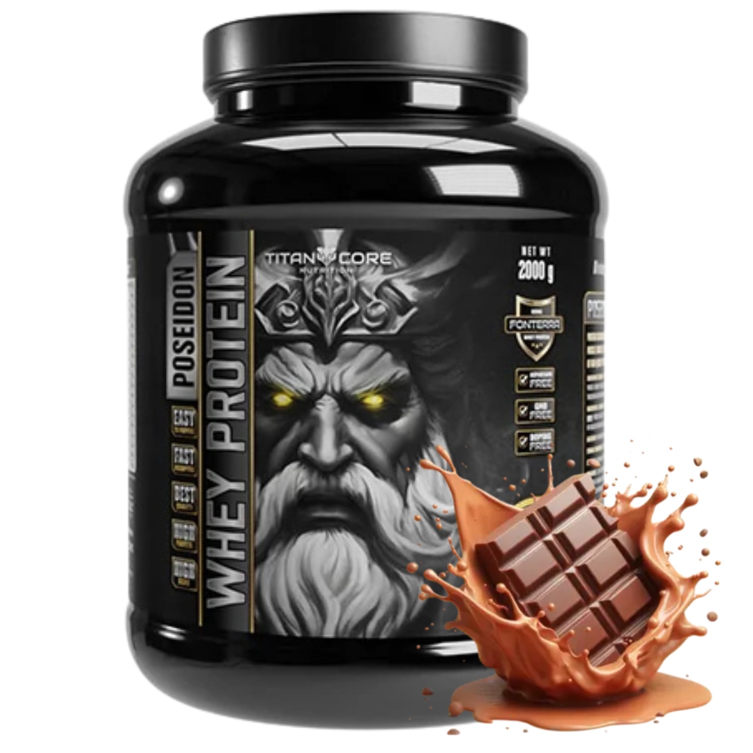 Titan Core Poseidon Whey Protein 2000 g protein s příchutí čokolády