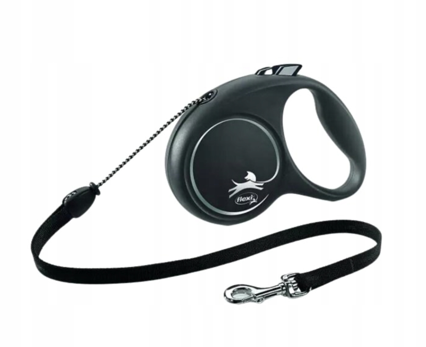 

Flexi Black Design Taśma 5m Czarna Smycz M 20kg