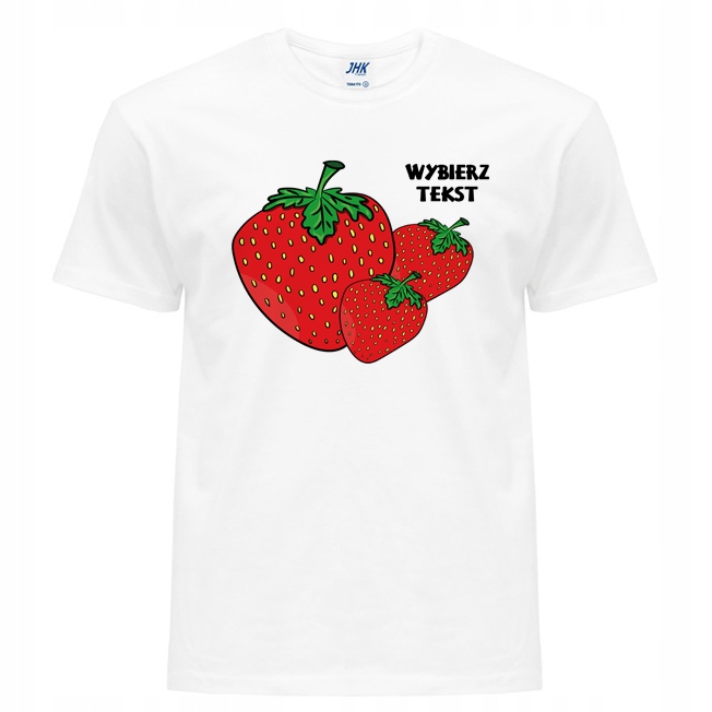 

Koszulka Męska T-shirt Maliny Truskawki Owoce L