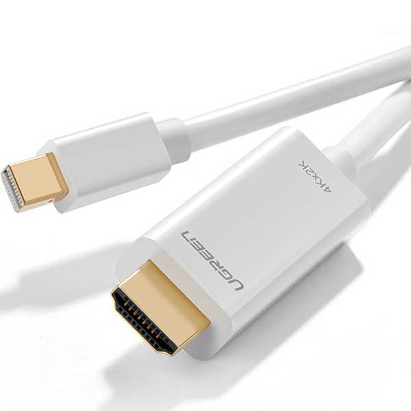 

Kabel mini DisplayPort - Hdmi Ugreen 4K 1,5m biały