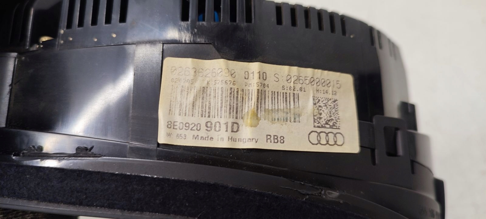 dials Audi A4 B7 2,0 TDI