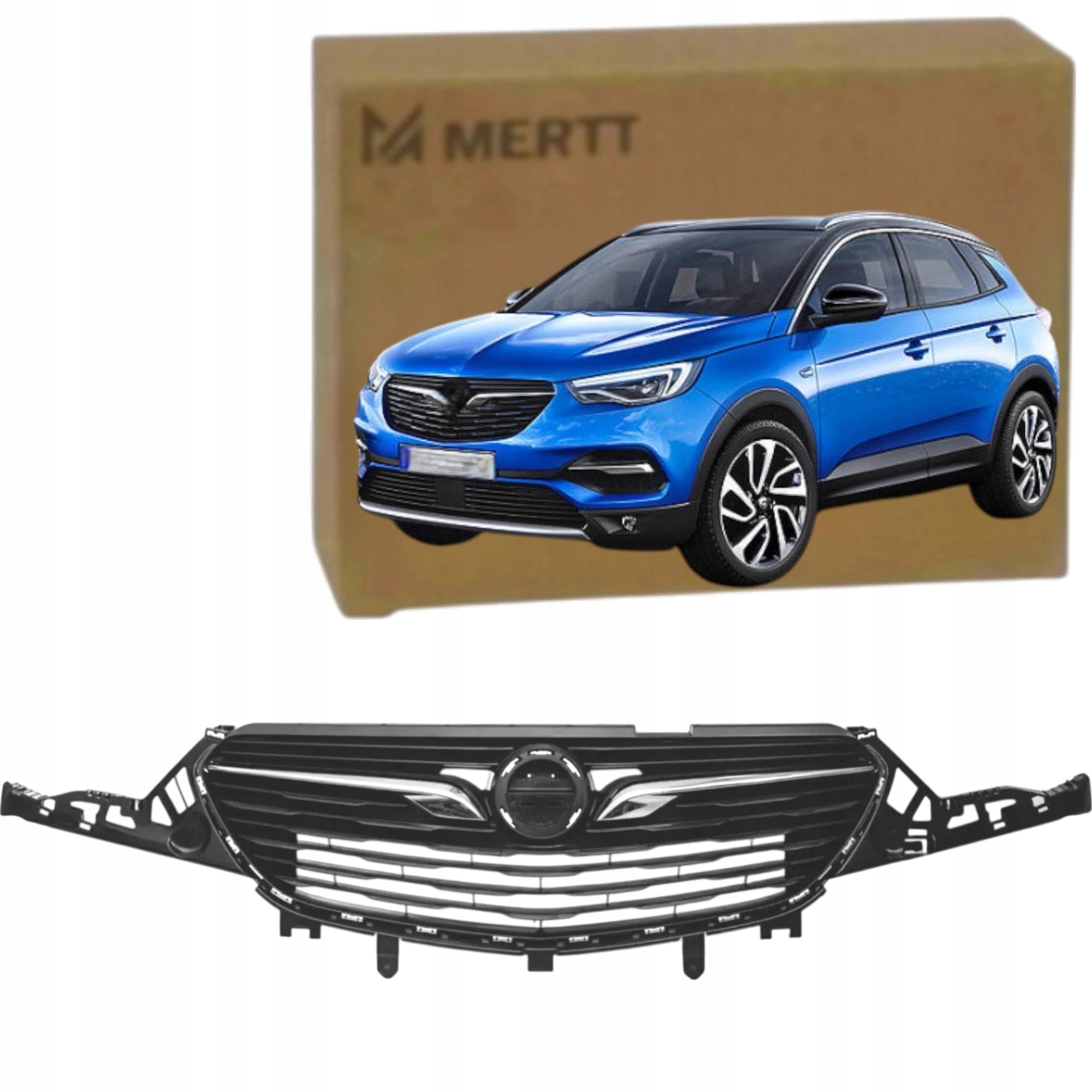 Gril Přední Atrapa Bez Kamery YP00028180 Opel Grandland X 2017-2020