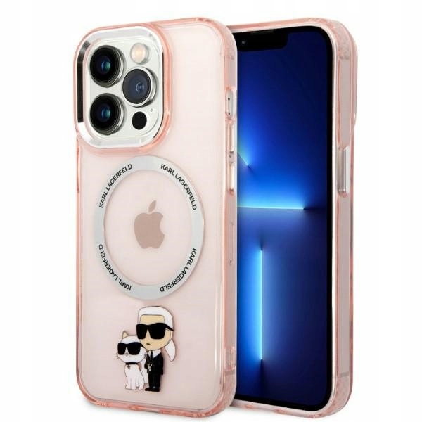 Karl Lagerfeld KLHMP14LHNKCIP iPhone 14 Pro 6,1" hardcase růžový/pink Iconi