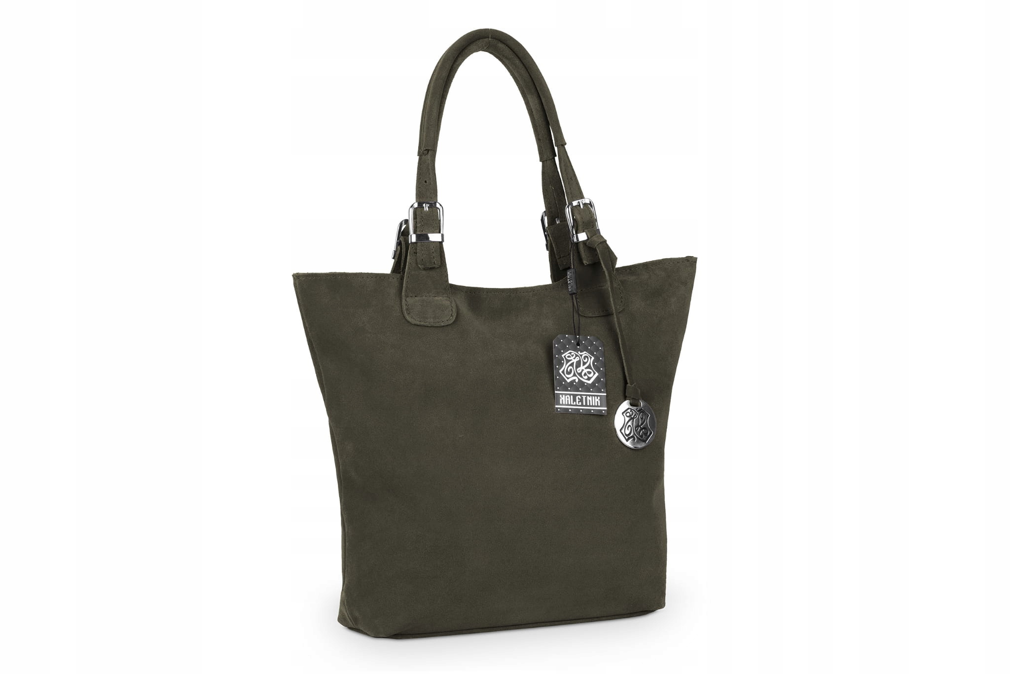 

Torba Skórzana Zamszowa Kaletnik Wilga Khaki